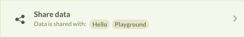 Share data